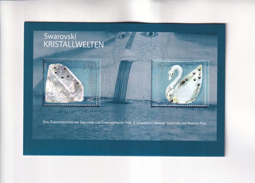 Timbre autriche bloc - bloc, swarovski