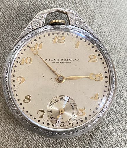 Montre gousset wyler watch - wyler,