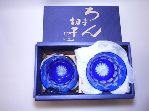 Lot tasses en verre - de,