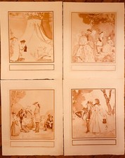 Auguste Leroux - 4 Compositions sanguinepour les Liaisons Dangereuses de Laclos