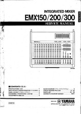 Service Manuel D'Instructions pour Yamaha EMX-150,EMX-200,EMX-300