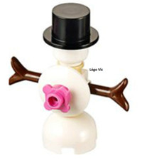 Lego 41102 -5 Friends Snowman Bonhomme de Neige complet de 2015