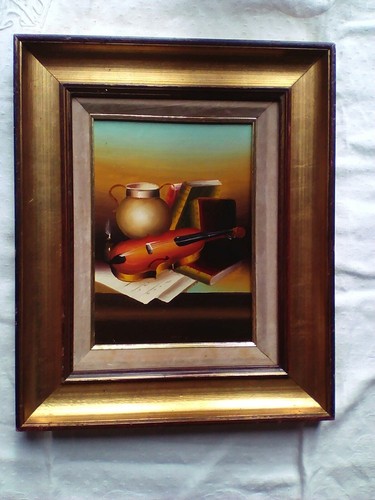 Tableau peinture huile - tableau, à
