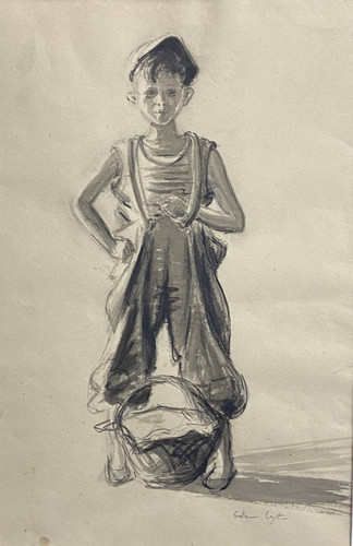 Lavis encre espagne 1930 - d'encre,