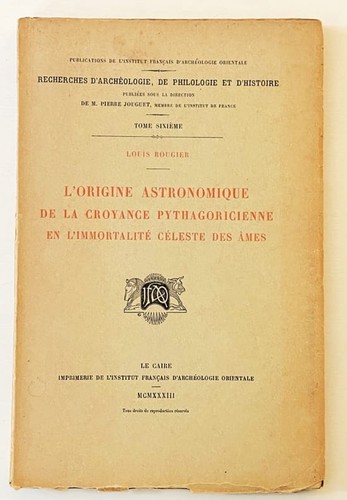 Rougier origine - (louis), l'origine