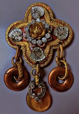 XXL Grande broche GAS bijoux