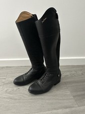 Bottes Équitation En Cuir Noir Évolution Sergio Grasso T41