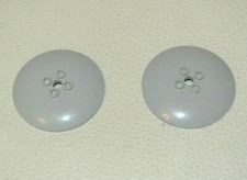 LEGO Star Wars : 2x Disque 6 x 6 - Réf 44375a gris bleuté clair - Set 7964 8129