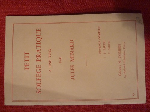 Livre petit solfege - petit, a