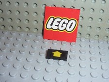 LEGO Tile with Yellow Arrow