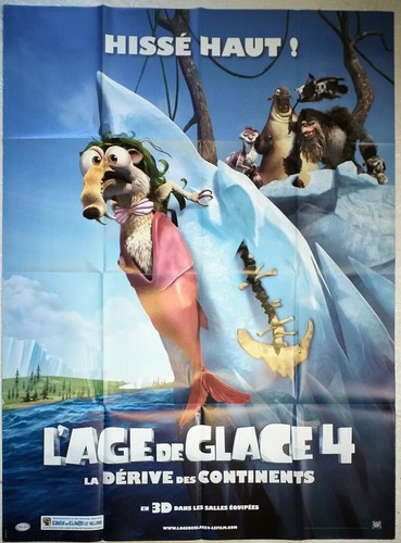 Affiche cinéma age glace - cinéma, l'age