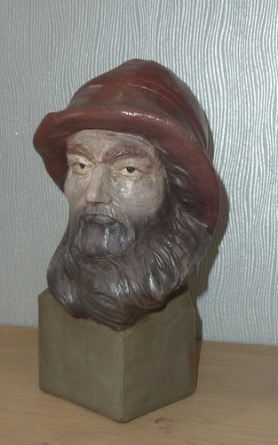 Statue sculpture tête - sculpture,