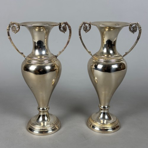 Paire anfores argent - paire,