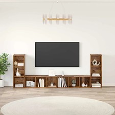 4x Meubles TV Gris Béton