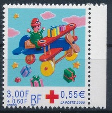 Timbre France 3362a** timbre issus du Carnet Croix rouge 2000 bord droit