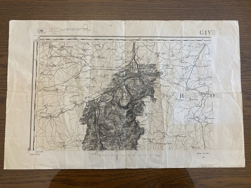 Carte état major givet - état,
