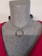 Collier punk Chain Ring