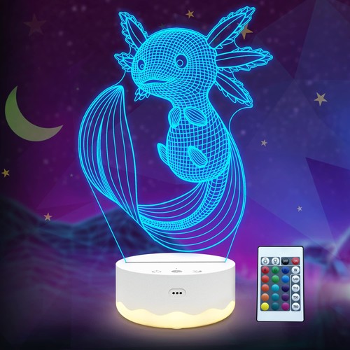 Axolotl veilleuse lampe à - axolotl, veilleuse,