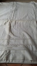 ANCIEN DRAP MONOGRAMME MB 231 X 312 JOURS FANTAISIE POUR RIDEAU NAPPE DÉCORATION