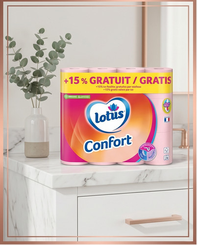Porte papier toilette lotus - porte,