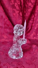 Bougeoir Ancien Verre 9,5cm Creche Noel Deco