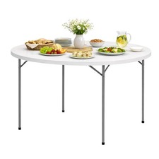 Table pliable de jardin ronde