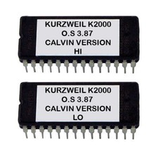 Kurzweil K2000 K2000R OS Rétro V 3.87 Calvin Latest O.S Eprom Puce Update Ic