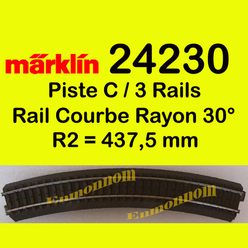 Marklin rail 24230 courbe - courbe, =