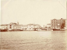 ITALIE 1906 VENISE  Ponton de l'Arsenal