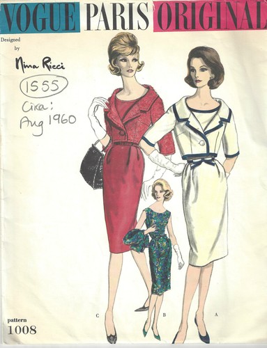1960 vintage vogue - vogue, couture