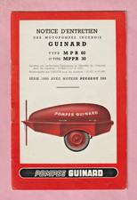 POMPES GUINARD - NOTICE