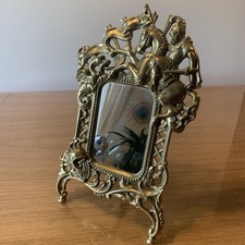 Mouroir De Table En Laiton Decor Chevalier 33 Cm Ref GG