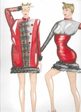 DESSIN DE MODE    AQUARELLE