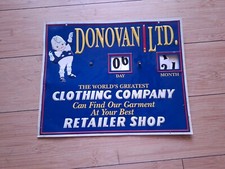 PLAQUE EN TOLE AMERICAINE