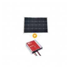 Kit panneau solaire photovoltaïque PERC 110W MPPT 10A EZA - PACK635