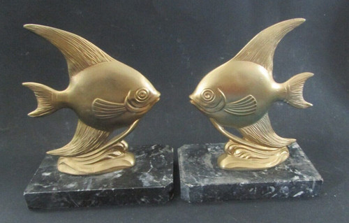 Paire serre livres - paire, poissons