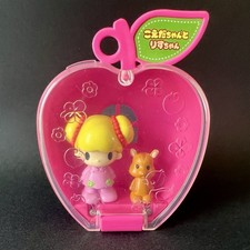 Petite pomme avec 2 figurines Lucie Village Koeda Chan vintage Takara 2004 Japon