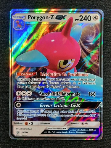 Carte pokémon porygon z gx - carte,