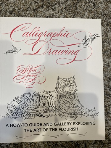 Calligraphic drawing a - calligraphic, guide
