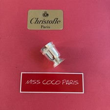 COQUETIER CHRISTOFLE MALMAISON 5,5x4 CM METAL ARGENTE TRÈS BEL ÉTAT