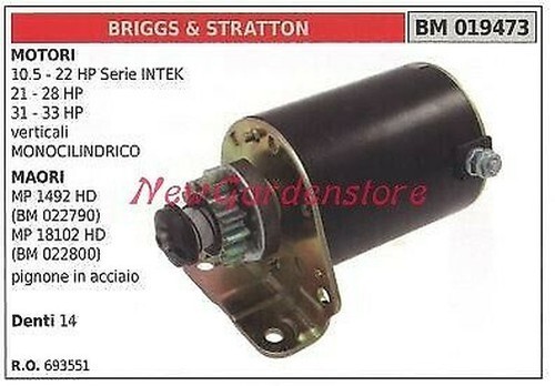 Démarreur moteur 10 5 - b&s, 10.5