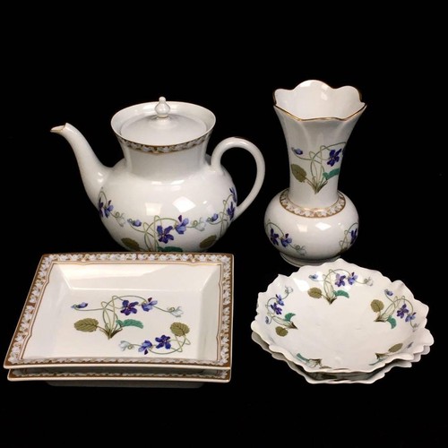 Ensemble vase assiette