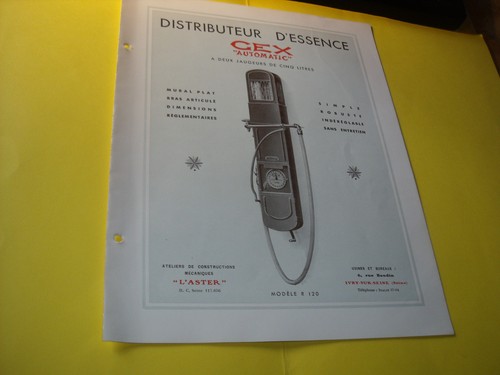 Depliant epoque pompe - d, a