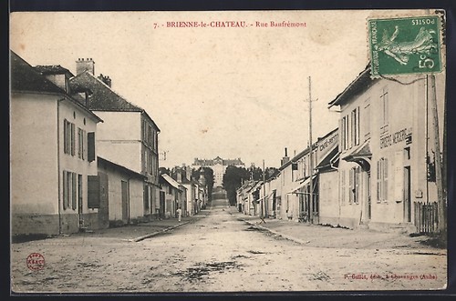Cpa brienne château rue - cpa, brienne-le-château,
