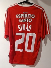 Maillot Camisola Jersey Camiseta Adidas Home Benfica Lisbonne SIMÃO 2003 Europe 