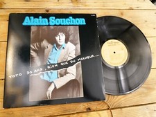 ALAIN SOUCHON TOTO 30 ANS RIEN QUE DU MALHEUR LP 33T VINYLE EX COVER EX 1978