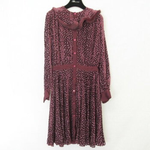 Robe chemise pois - à,