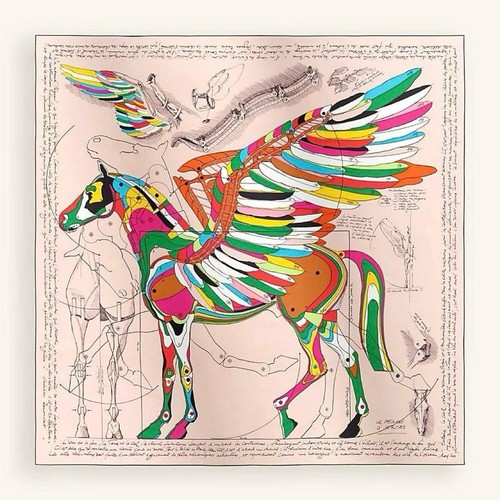 écharpe hermes pegase - Écharpe, le