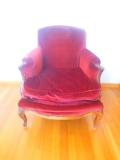 PAIRE DE FAUTEUILS BERGERES STYLE LOUIS XV