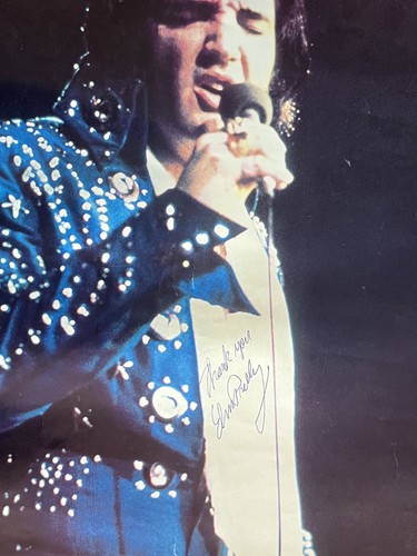 Elvis presley autographed - presley,